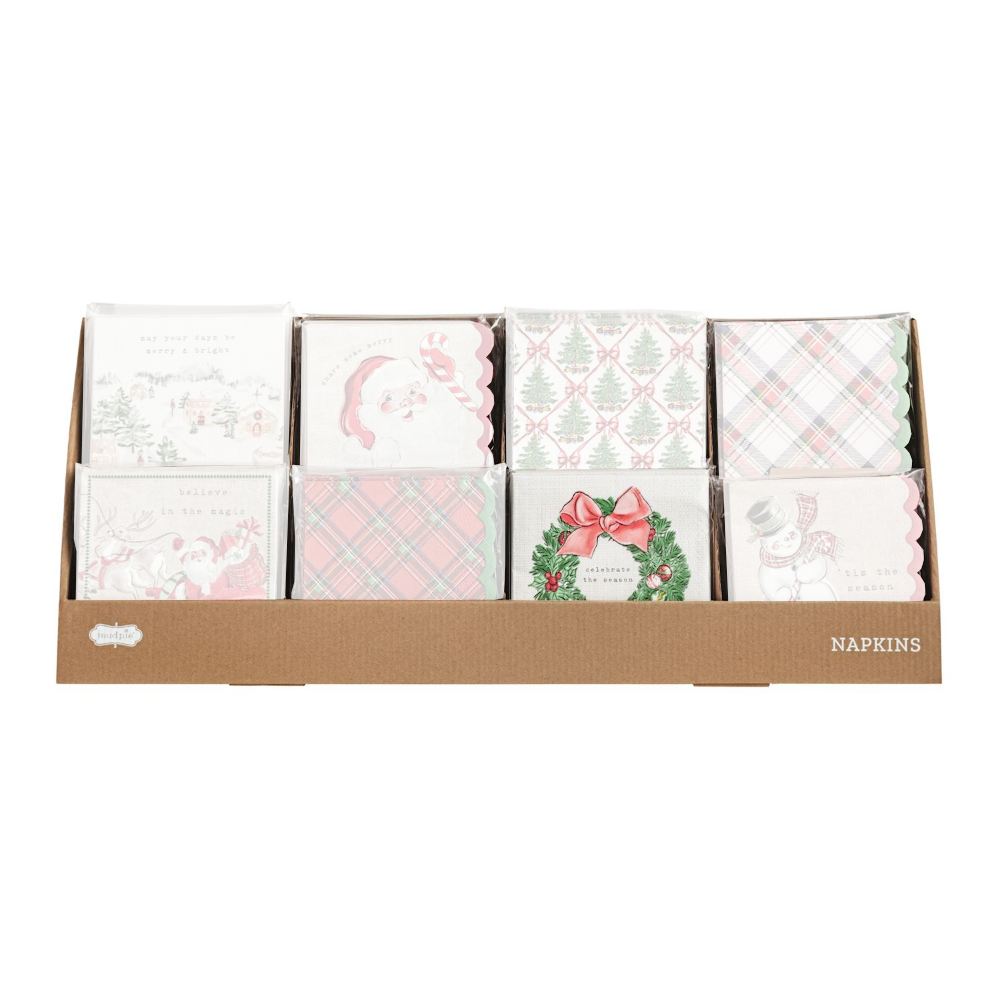 Mud Pie Classic Christmas Napkin Sets