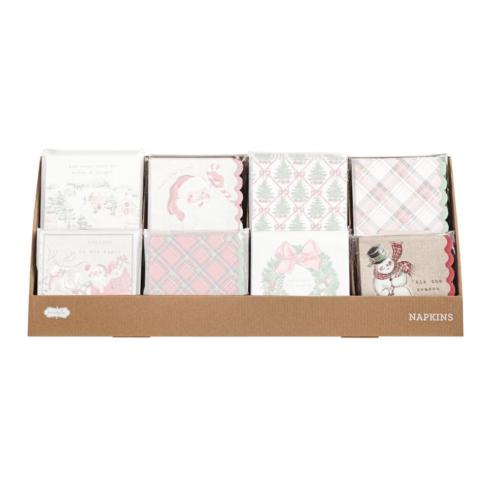 Mud Pie Classic Christmas Napkin Sets