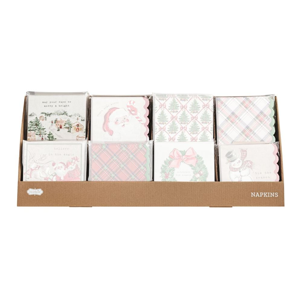 Mud Pie Classic Christmas Napkin Sets