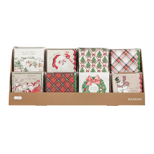 Mud Pie Classic Christmas Napkin Sets