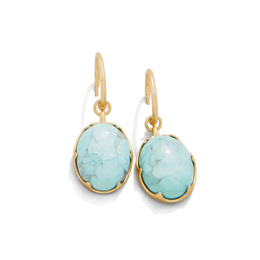 Spartina Coraline Earrings - Light Turquoise