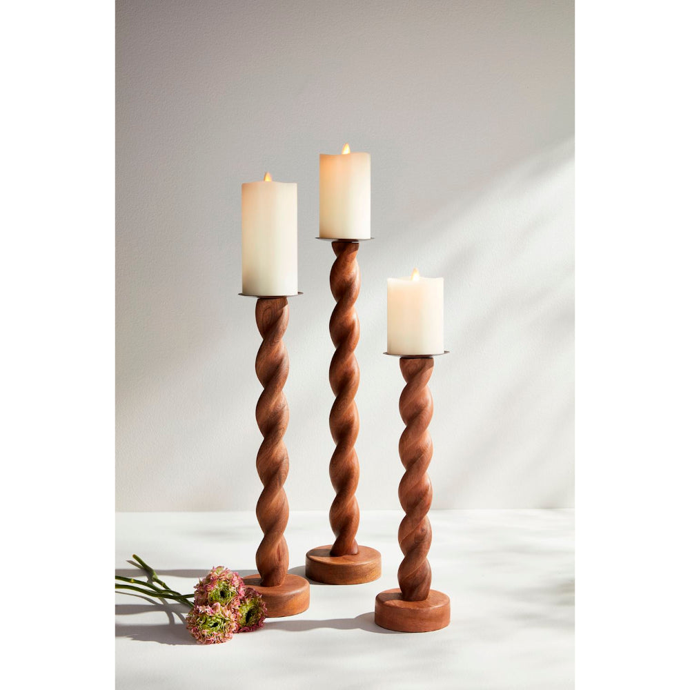 Mud Pie Twisted Candlestick
