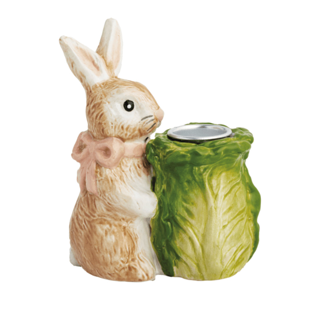 Mud Pie Bunny Taper Candle Holders