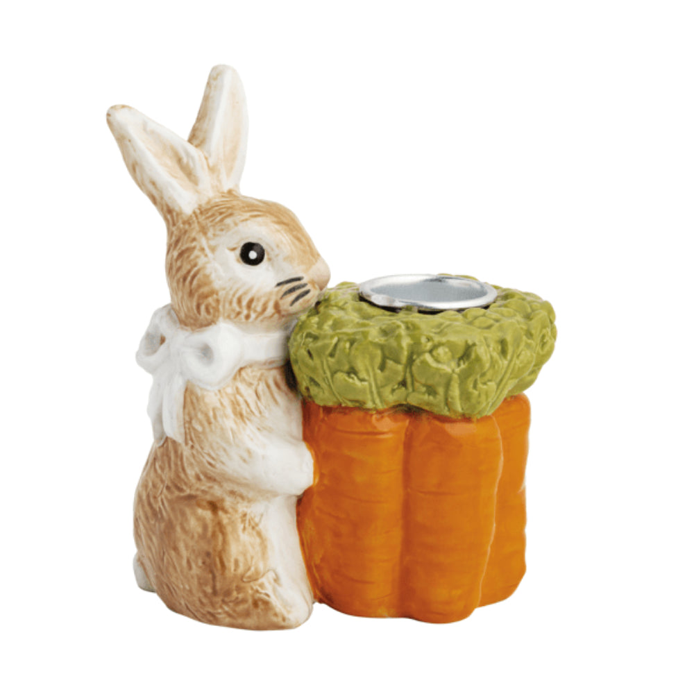 Mud Pie Bunny Taper Candle Holders