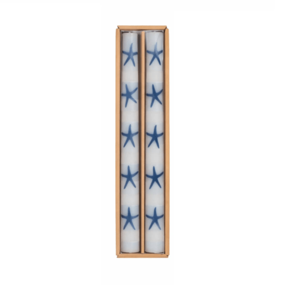 Mud Pie Sea Taper Candles - Set of 2