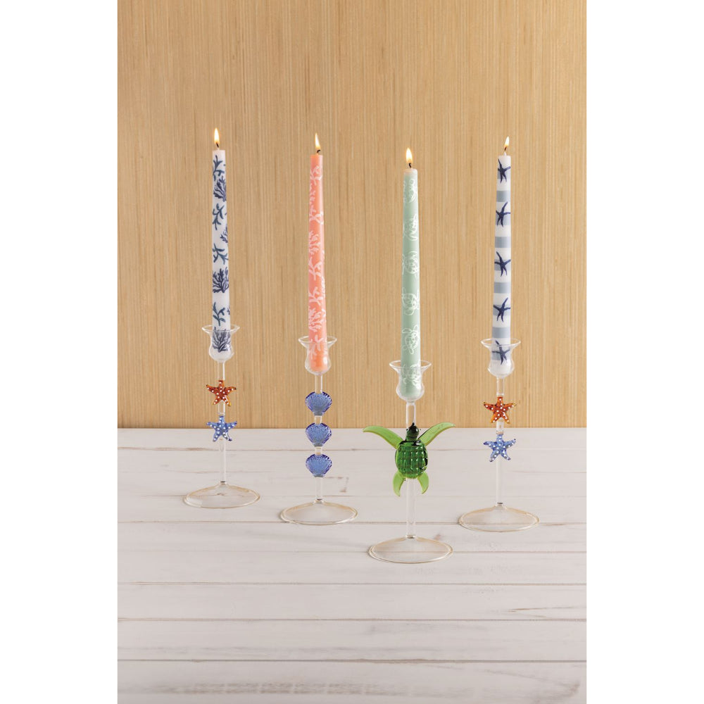 Mud Pie Sea Taper Candles - Set of 2