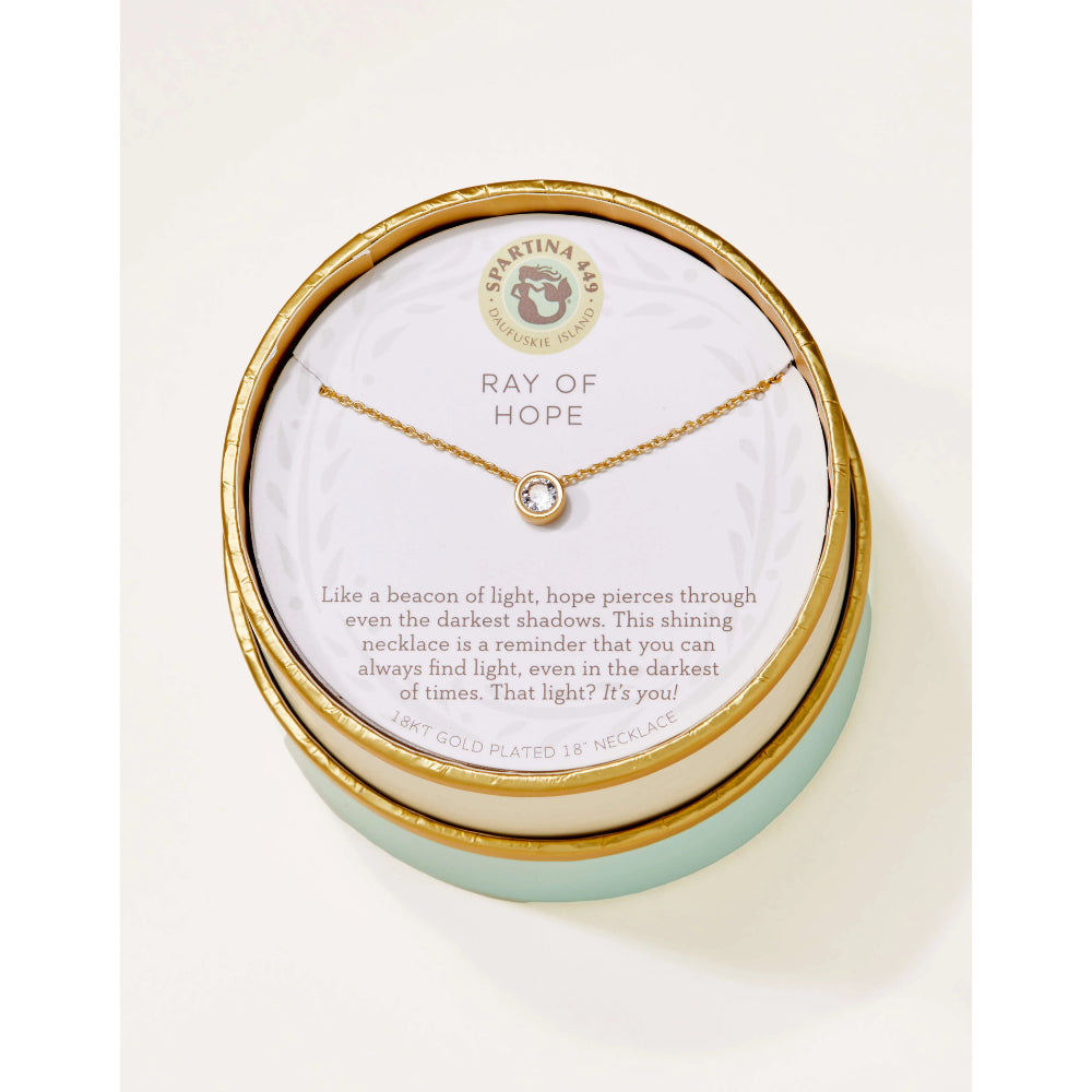 Spartina Sea La Vie Necklace 18" - Ray of Hope/Gem