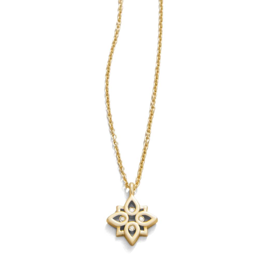 Spartina Sea La Vie 18" Necklace - Never Give Up/Lotus