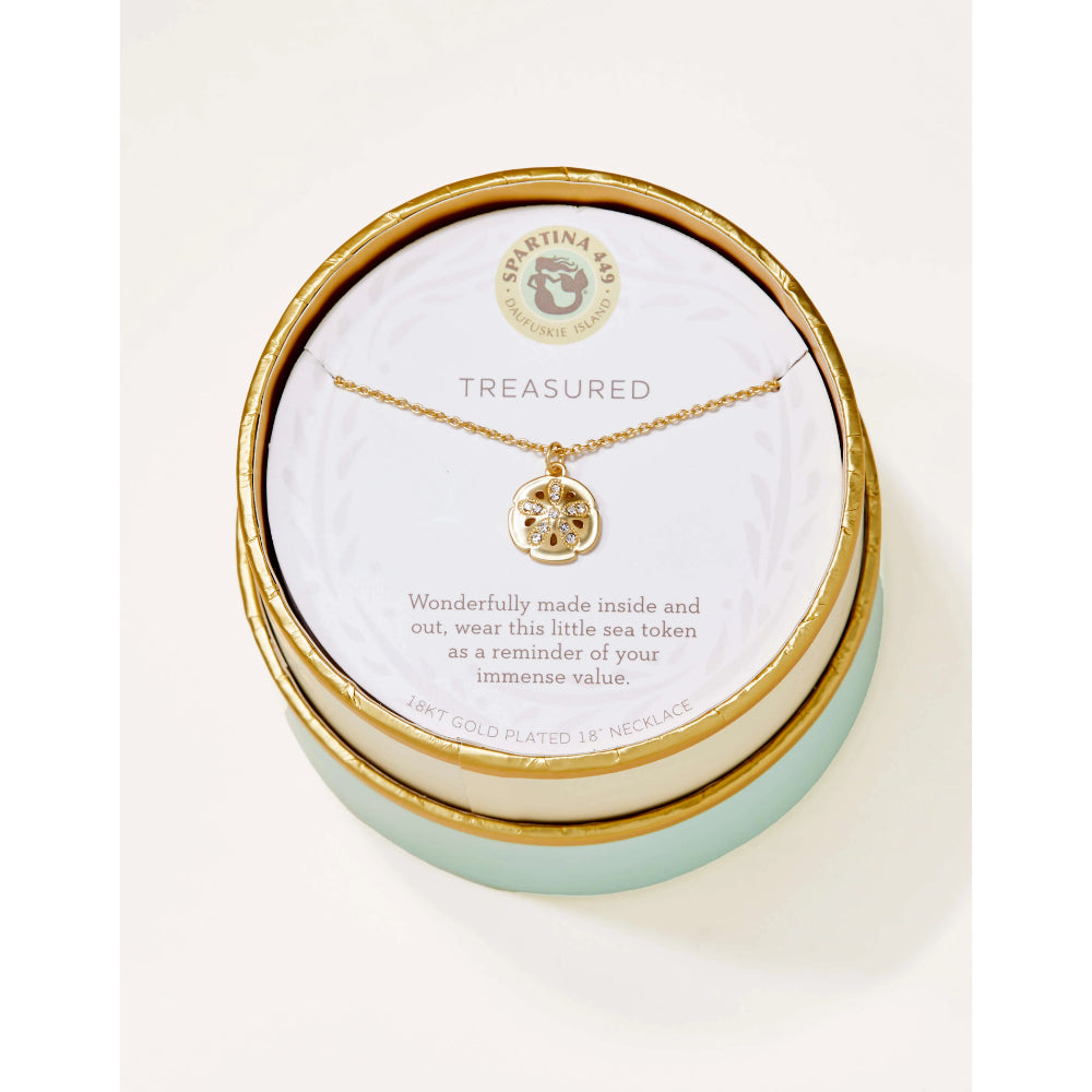 Sea La Vie 18" Necklace - Treasured/Sand Dollar