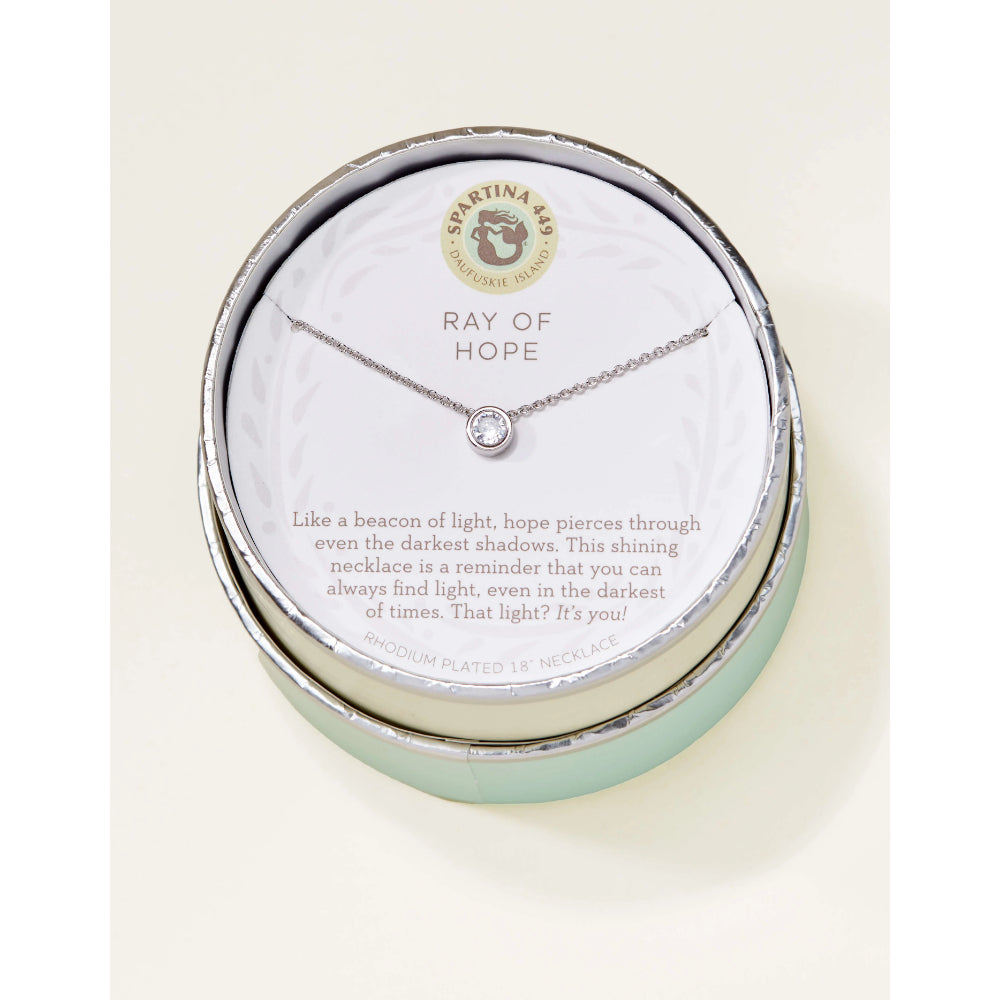 Spartina Sea La Vie Necklace 18" - Ray of Hope/Gem