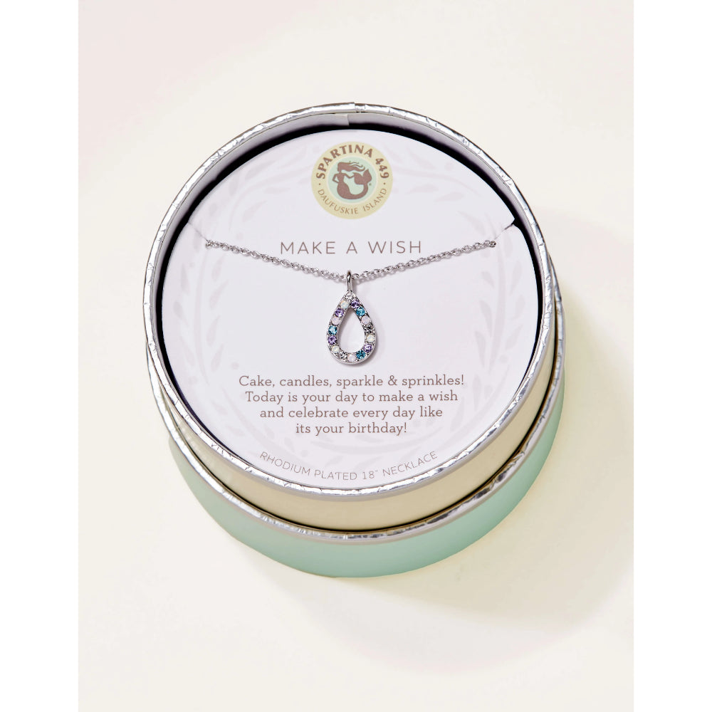 Spartina Sea La Vie 18" Necklace - Make a Wish/Flame