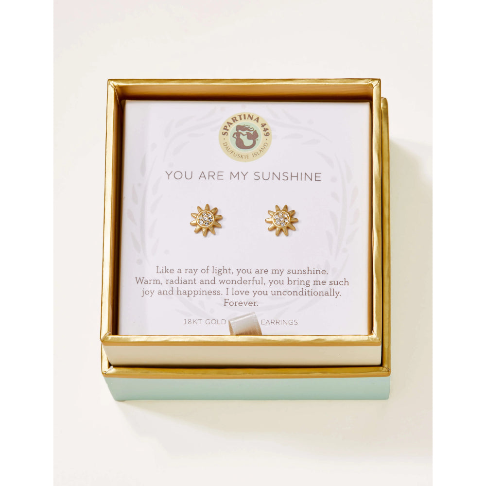Sea La Vie Sunshine/Sun Stud Earrings