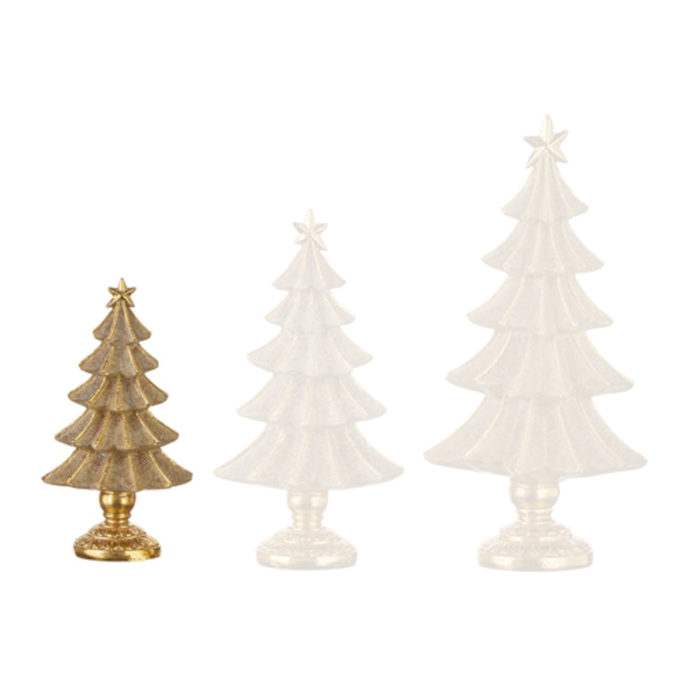 Raz Imports Gold Resin Beaded Tree
