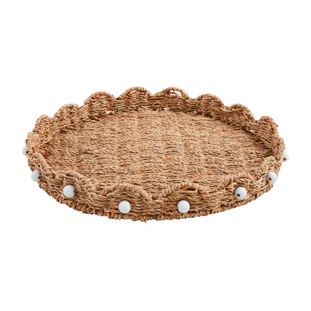 Mud Pie Scalloped Lazy Susan