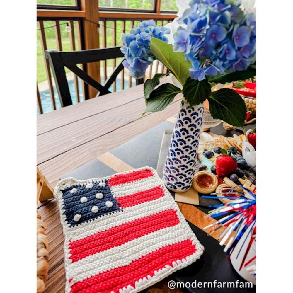 Mud Pie American Flag Pot Holder