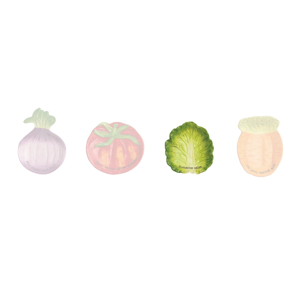 Mud Pie Veggie Tidbit Plates