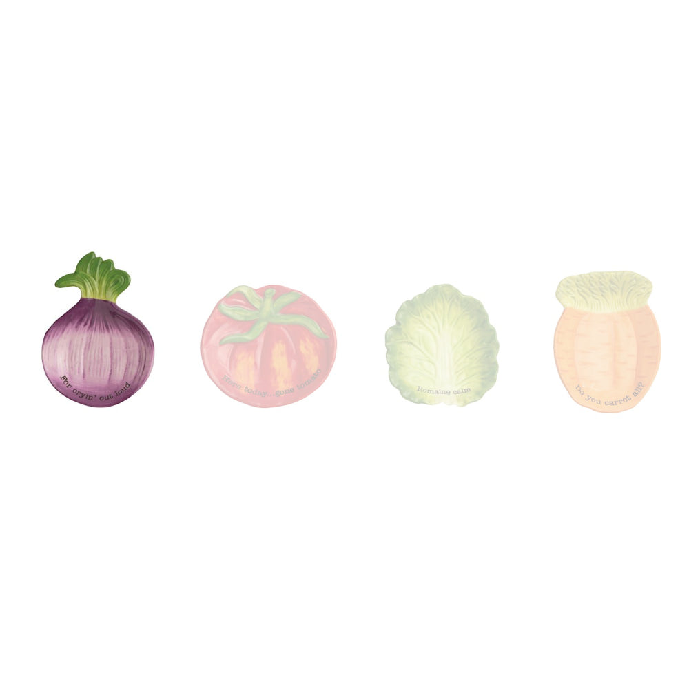 Mud Pie Veggie Tidbit Plates