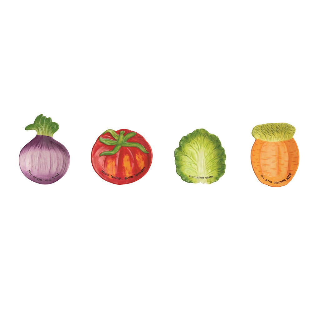 Mud Pie Veggie Tidbit Plates