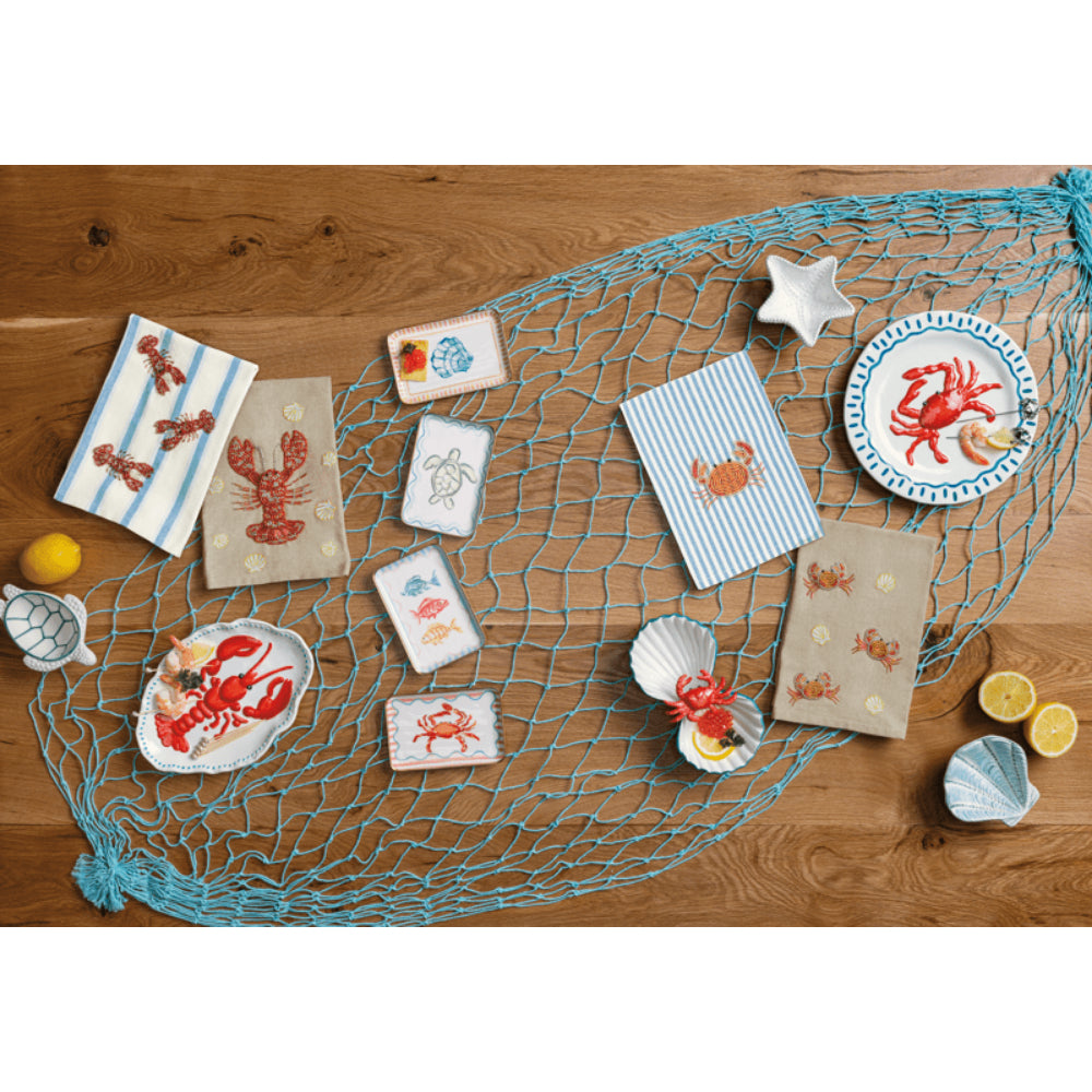 Mud Pie Crab Platter Set