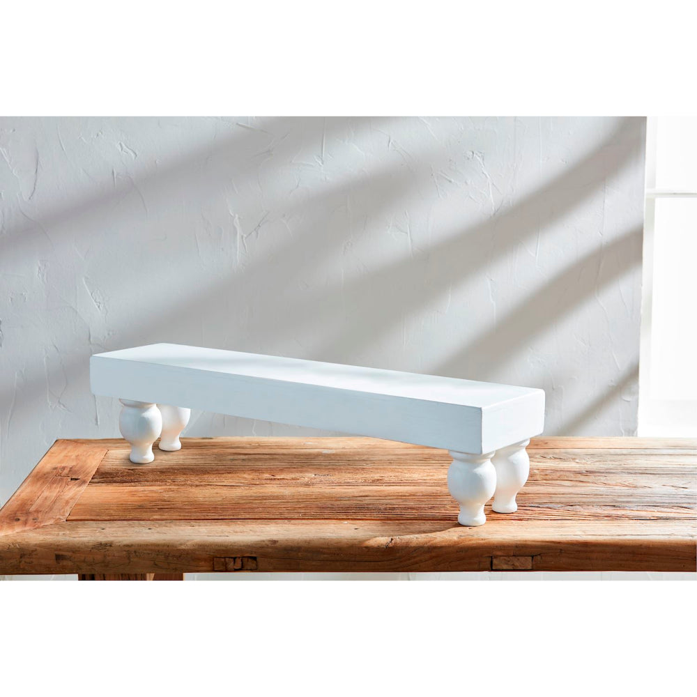 Mud Pie White Footed Board *STORE PICK UP ONLY*