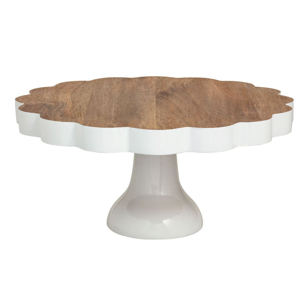Mud Pie Scalloped Pedestal Server