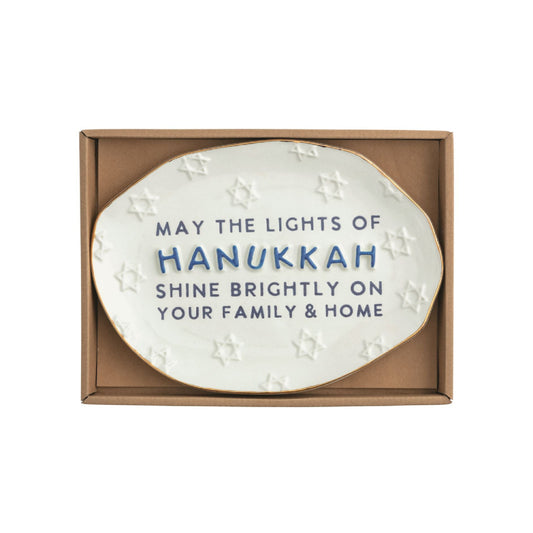 Mud Pie Hanukkah Sentiment Tray