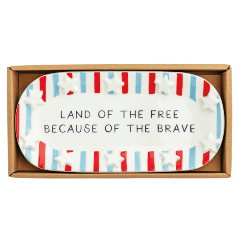 Mud Pie Americana Sentiment Trays