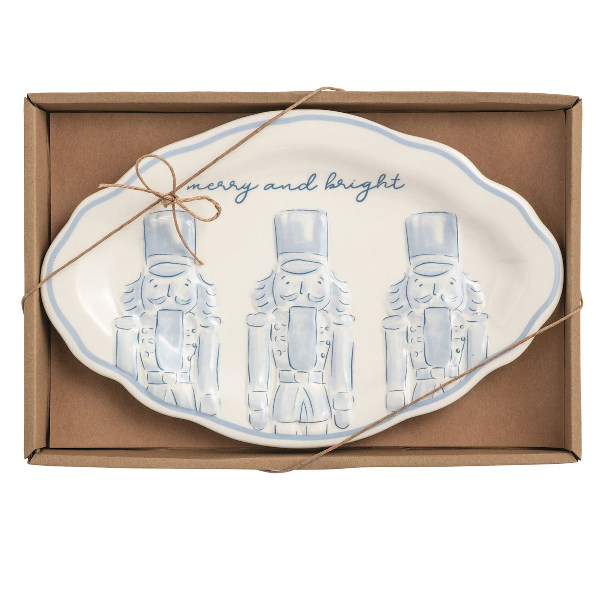 Mud Pie Nutcracker Sentiment Trays