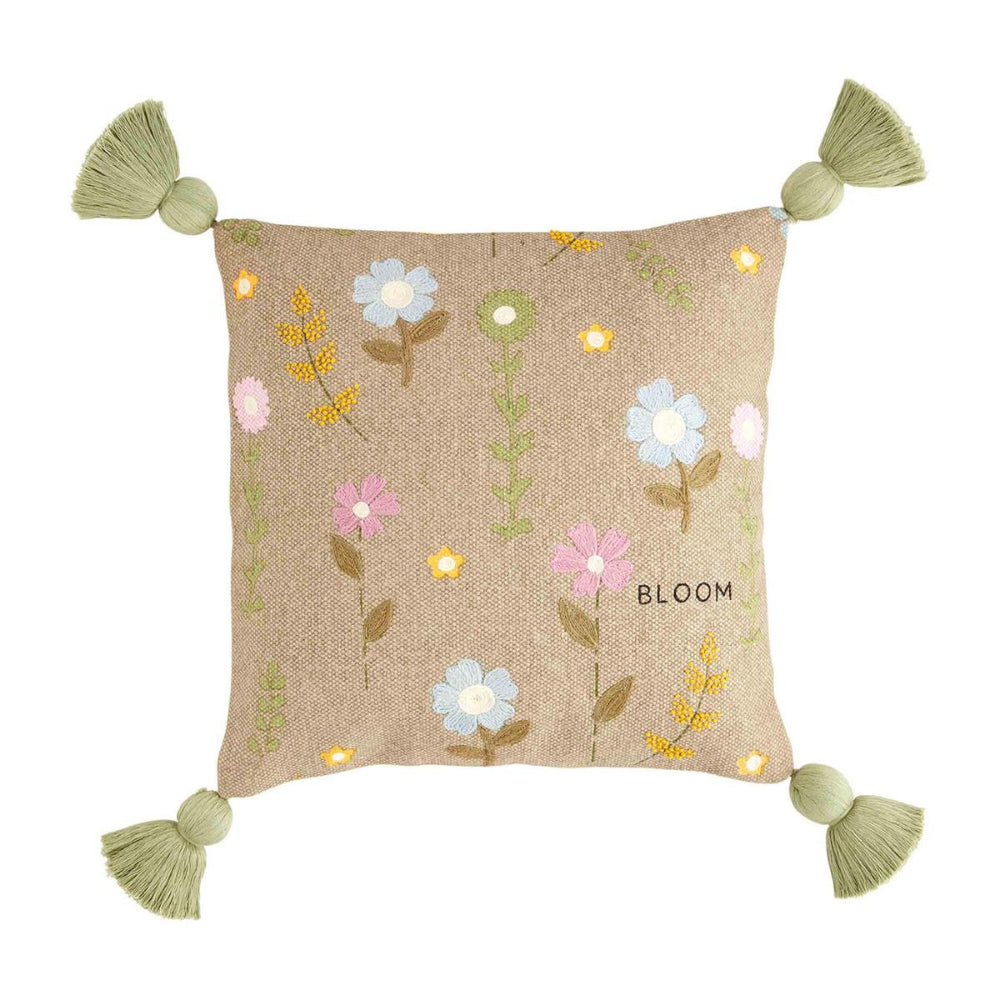 Mud Pie Floral Pillow