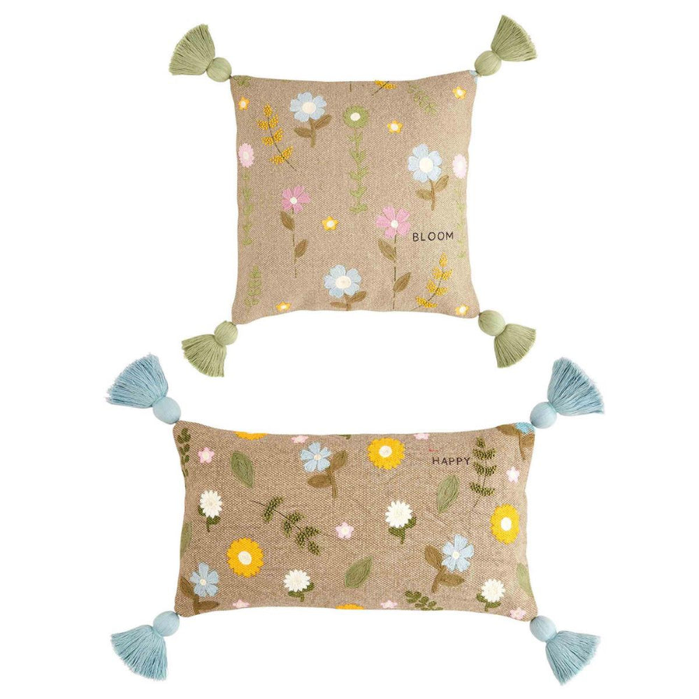Mud Pie Floral Pillow