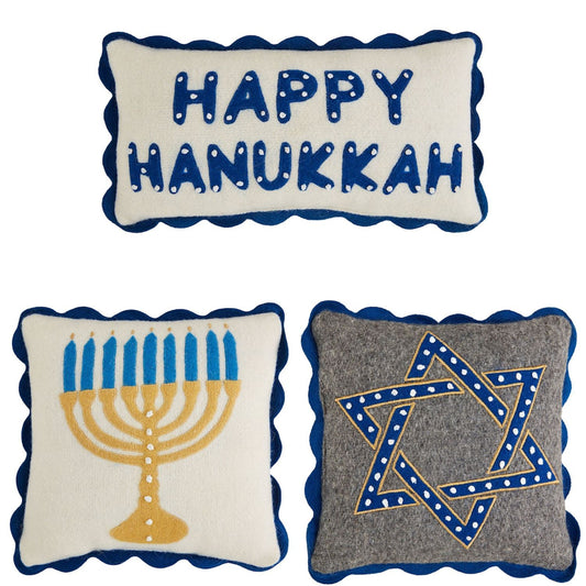 Mud Pie Mini Hanukkah Pillows