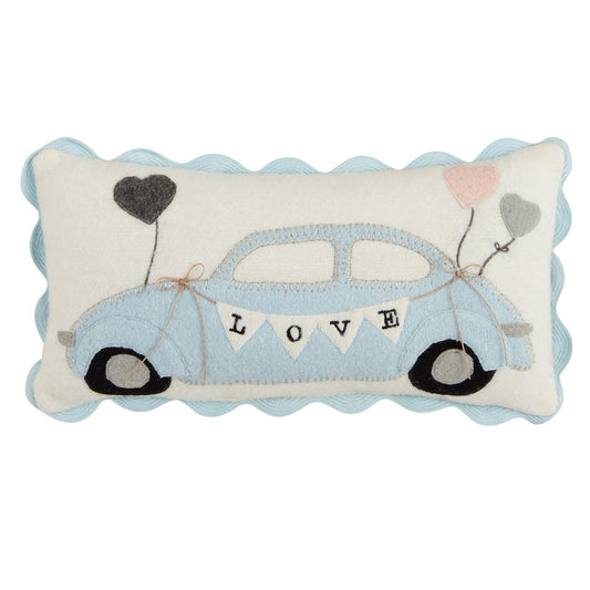 Mud Pie Wedding Felt Pillow