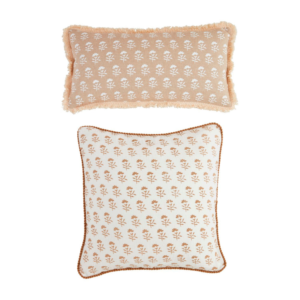 Mud Pie Block Print Pillow