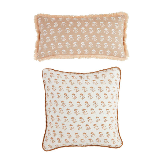 Mud Pie Block Print Pillow