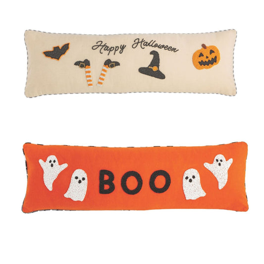 Mud Pie Halloween Long Beaded Pillows