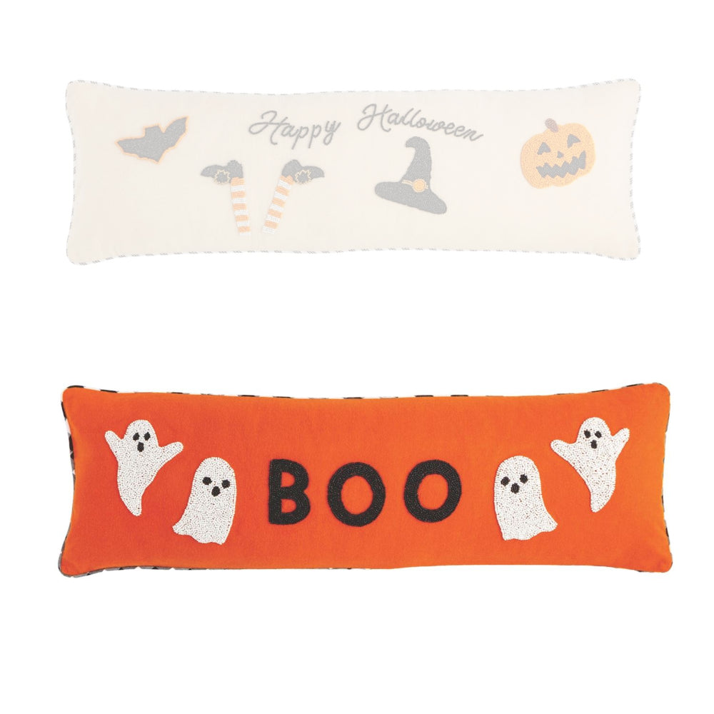 Mud Pie Halloween Long Beaded Pillows