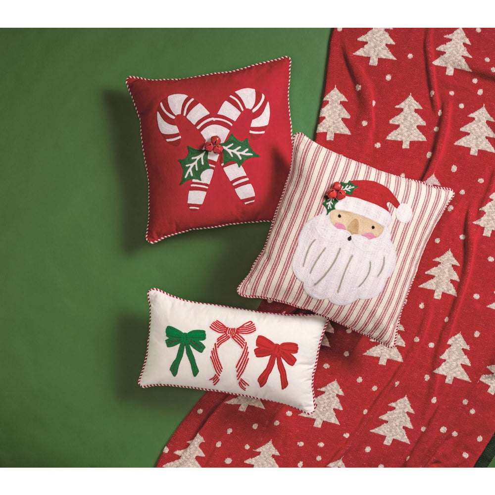 Nutcracker Whimsy Christmas Embroidered Pillows