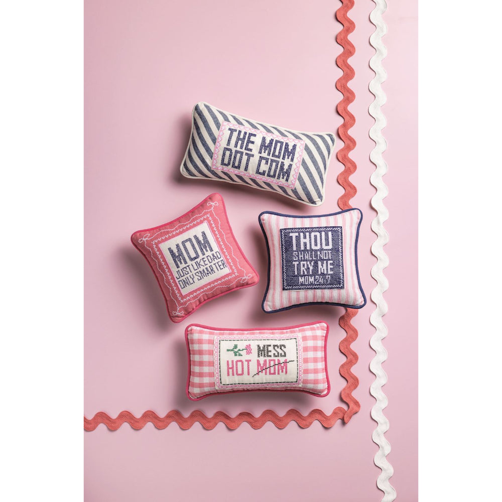 Mud Pie Mom Needlepoint Pillows