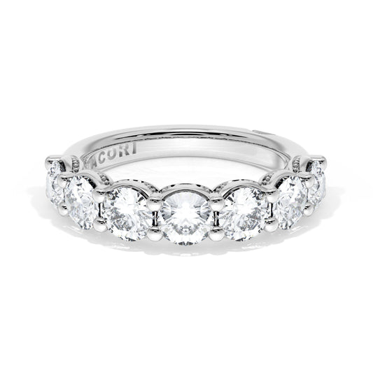Tacori 18k Gold Founders Collection Round Cut Diamond Band