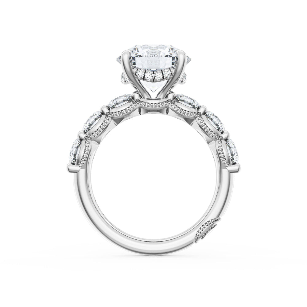 Tacori 18k Gold Founder's Collection Round Solitaire Engagement Ring