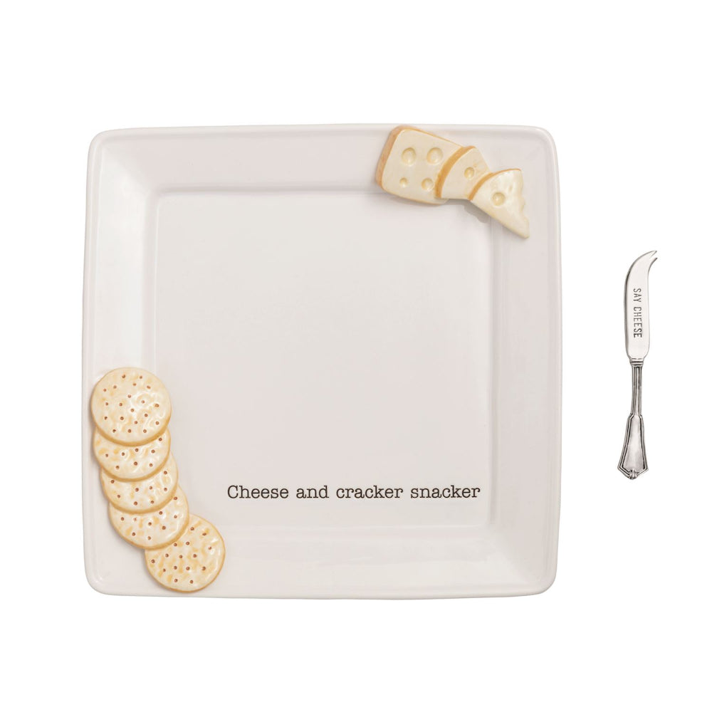 Mud Pie Figural Cheese Platter Set