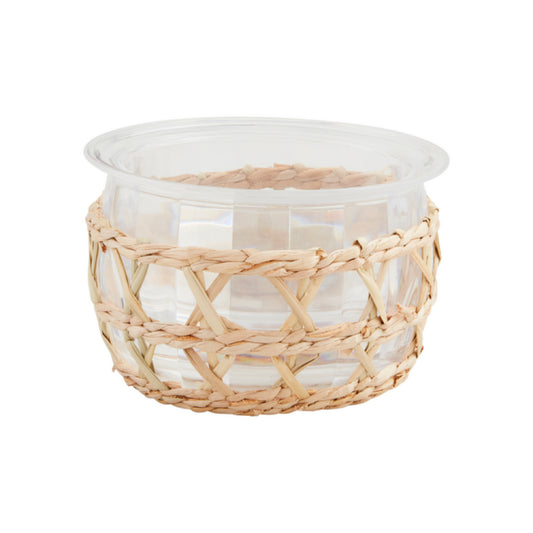 Mud Pie Woven Acrylic Chiller Bowl Set