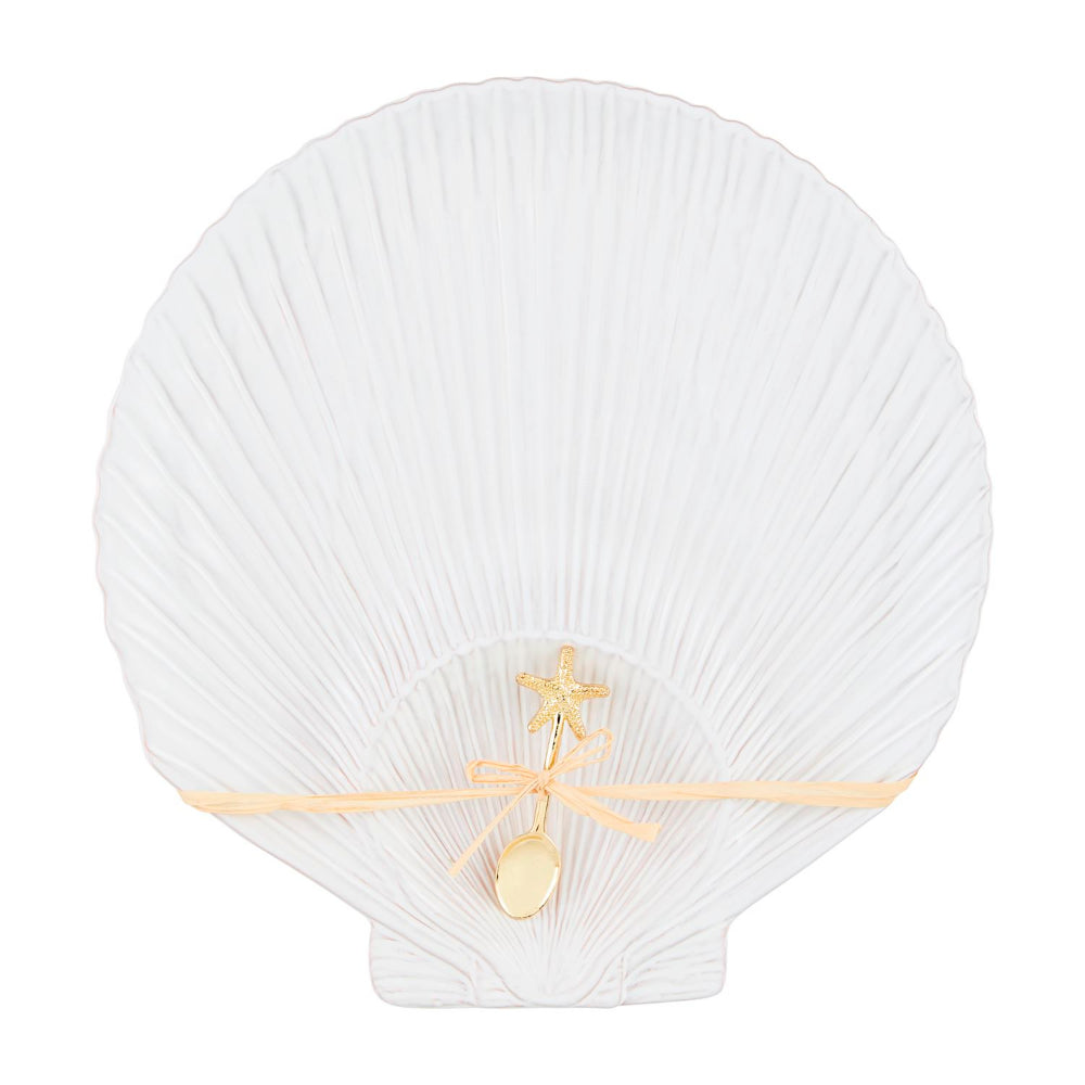 Mud Pie Fan Shell Chip & Dip Set