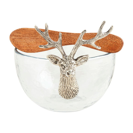 Mud Pie Deer Tidbit Bowl Set
