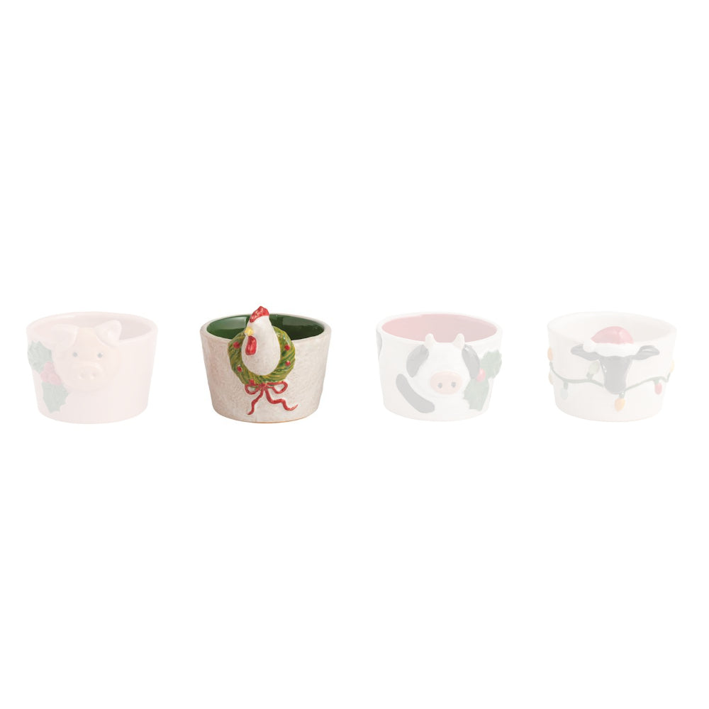 Mud Pie Farm Christmas Animal Tidbits