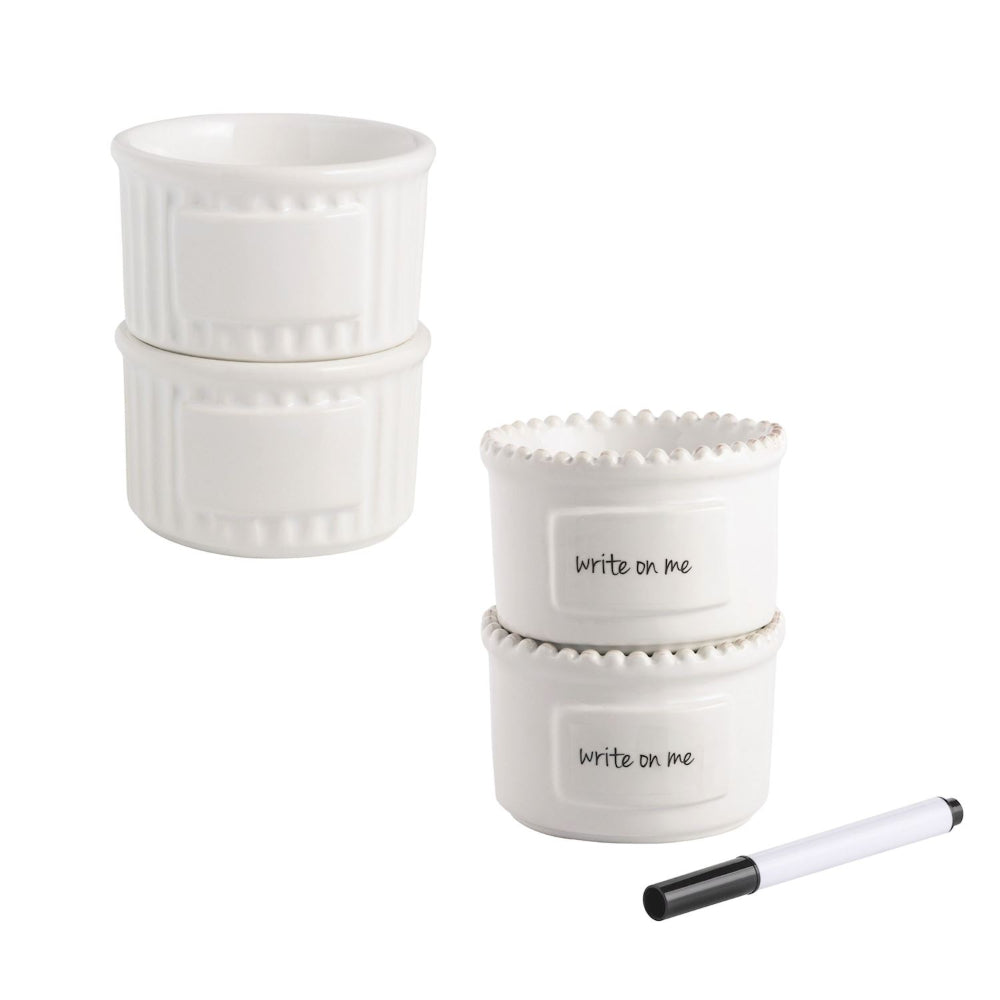 Mud Pie Personalize Ramekin Set