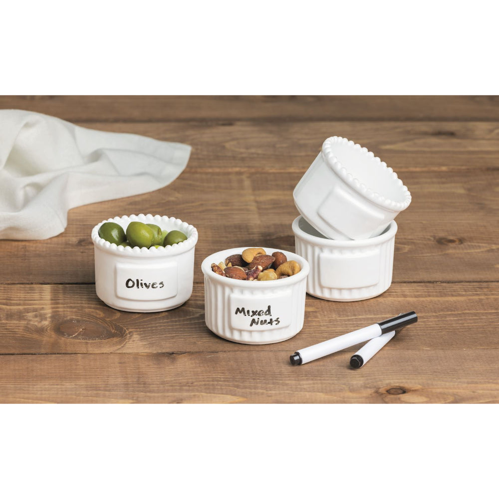Mud Pie Personalize Ramekin Set