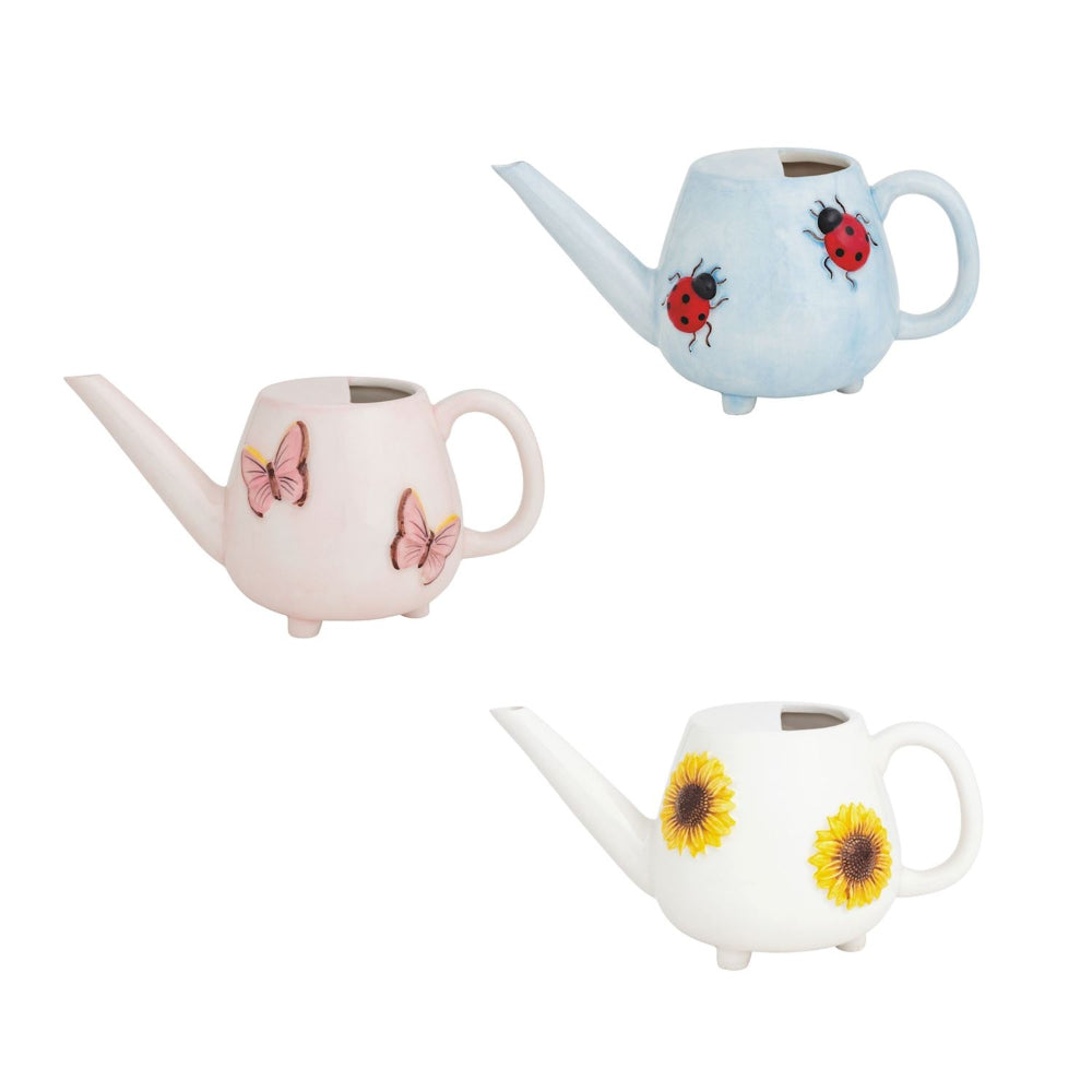 Mud Pie Small Ceramic Watering Cans