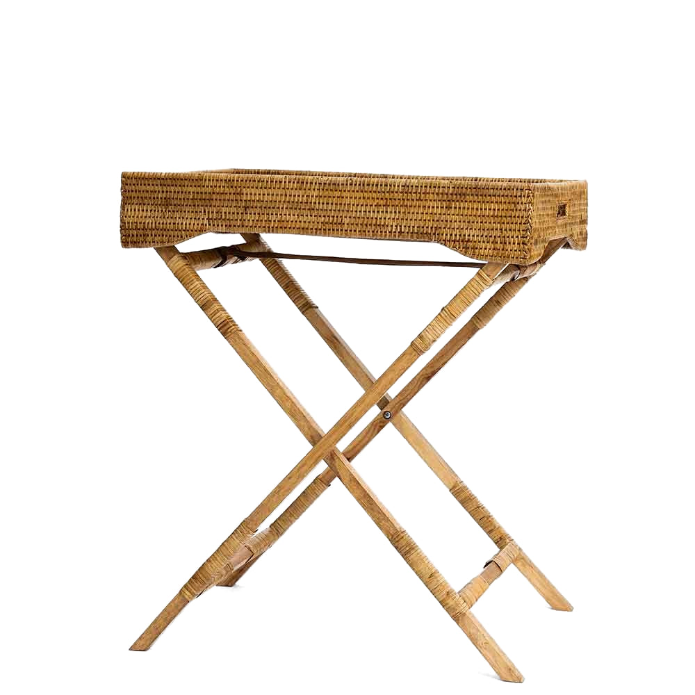 Pomegranate Woven Rattan Butler Tray