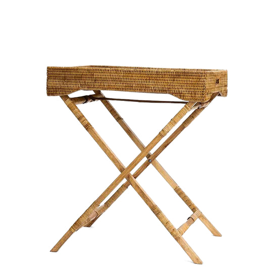 Pomegranate Woven Rattan Butler Tray